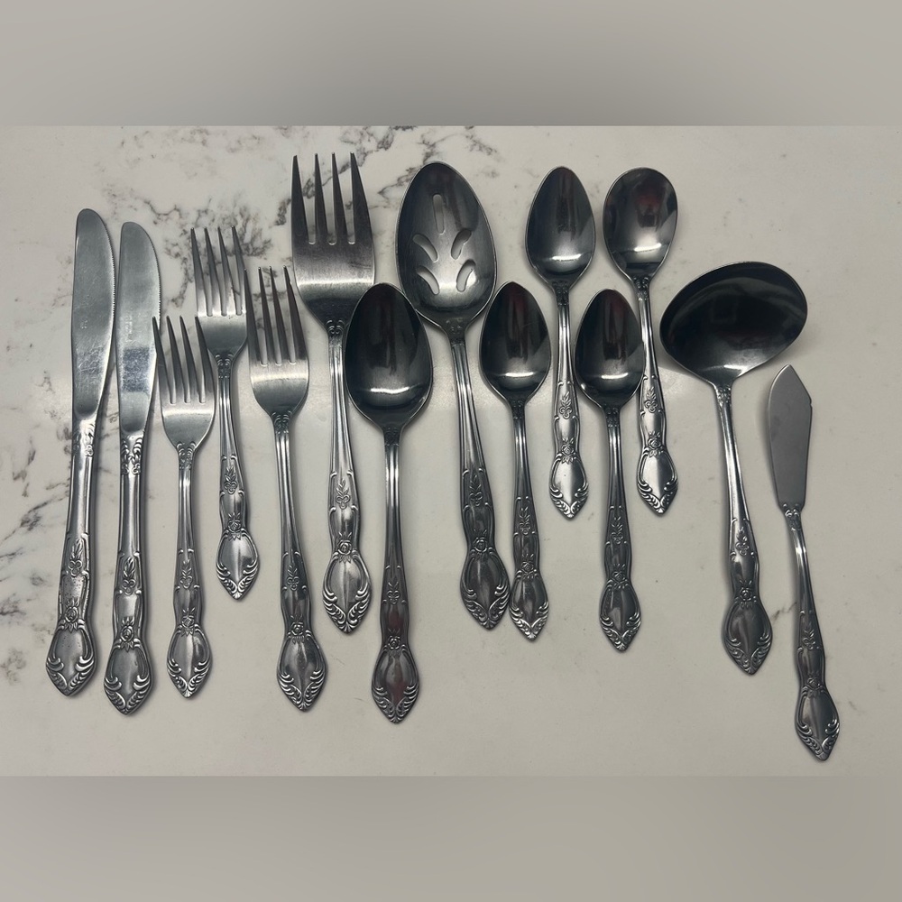 ORLEANS Stainless Silverware Lot Pamela